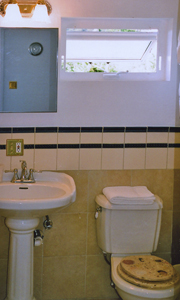 Ceramic tile bathroom